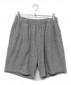 moc Tモクティー）の古着「PILE LOOPWHEEL EASY SHORTS」｜グレー
