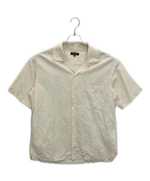 A vontade（アボンタージ）A vontade (アボンタージ) リネン混オープンカラーシャツ ホワイト サイズ:Mの古着・服飾アイテム