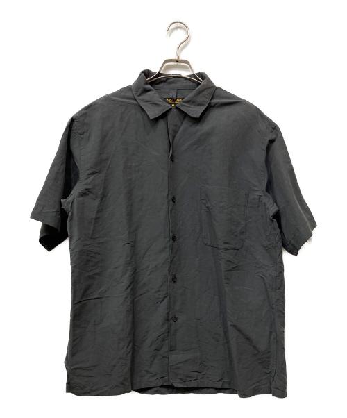 A vontade（アボンタージ）A vontade (アボンタージ) リネン混オープンカラーシャツ グレー サイズ:Ｍの古着・服飾アイテム