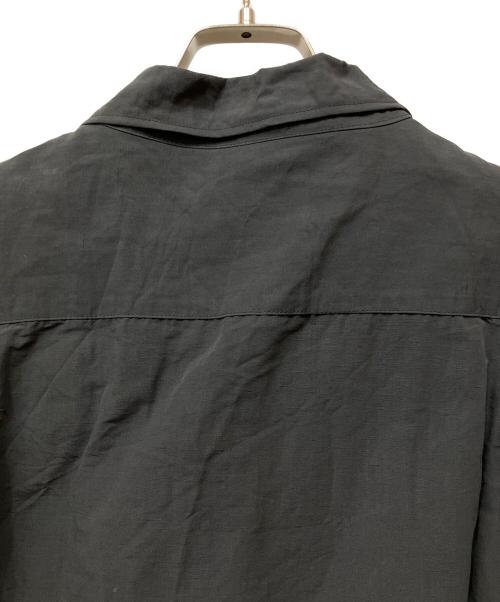 A vontade（アボンタージ）A vontade (アボンタージ) リネン混オープンカラーシャツ グレー サイズ:Ｍの古着・服飾アイテム