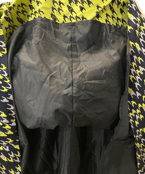 UN3D.（アンスリード）UN3D. (アンスリード) 千鳥ジャガードスカート ネイビー×イエロー サイズ:38の古着・服飾アイテム