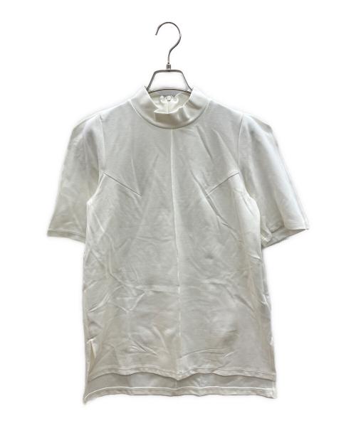 UN3D.（アンスリード）UN3D. (アンスリード) ハイネックカットトップ ホワイト サイズ:38の古着・服飾アイテム