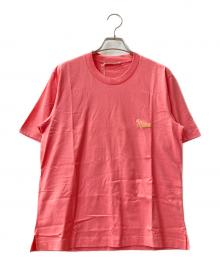 MARNI（マルニ）の古着「23SS ブランドロゴ刺繍クルーネックTシャツ」｜ピンク