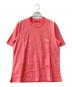 MARNI（マルニ）の古着「23SS ブランドロゴ刺繍クルーネックTシャツ」｜ピンク