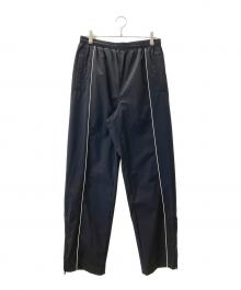 LACOSTE（ラコステ）の古着「ナイロンパイピングトラックパンツ」｜ブラック