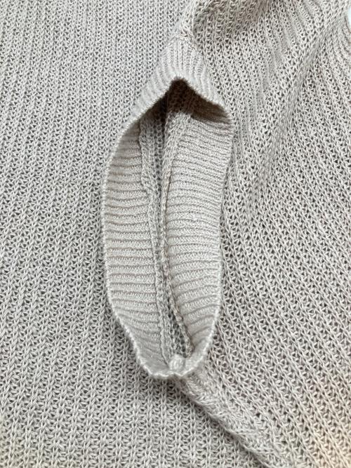 BEARDSLEY（ビアズリー）BEARDSLEY (ビアズリー) ノースリーブブラウス ベージュ サイズ:Fの古着・服飾アイテム
