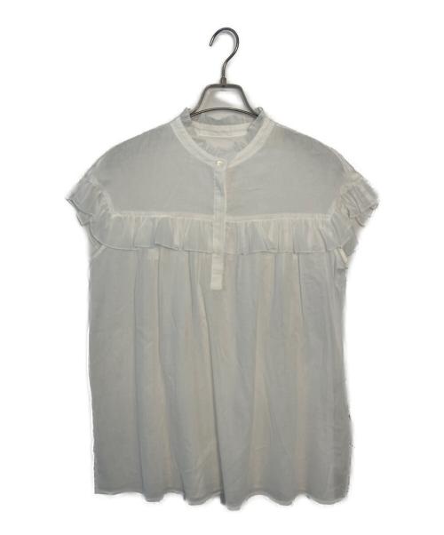 Spick and Span（スピック＆スパン）Spick and Span (スピック＆スパン) Spick and Span ノースリーブブラウス ホワイト サイズ:Freeの古着・服飾アイテム