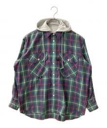 DAIWA PIER39（ダイワ ピア39）の古着「シャツジャケット」｜グリーン×グレー