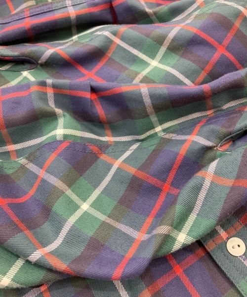 DAIWA PIER39（ダイワ ピア39）DAIWA PIER39 (ダイワ ピア39) シャツジャケット グリーン×グレー サイズ:Sの古着・服飾アイテム