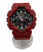 CASIOカシオ）の古着「リストウォッチ」｜レッド