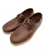 PARABOOT×SHIPSパラブーツ×シップス）の古着「モカシンデッキシューズ」｜ブラウン