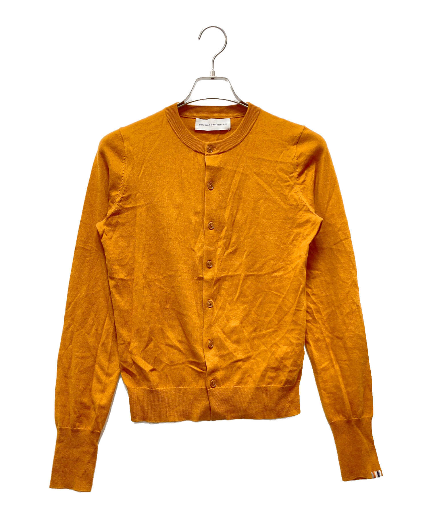 極美品】Extreme Cashmere ショルダーバッグ オレンジ カシミヤ 【公式