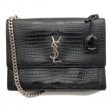 Saint Laurent Paris（サンローランパリ）の古着「チェーンショルダーバッグ」｜ブラック