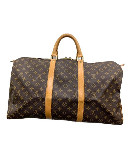 LOUIS VUITTON（ルイ ヴィトン）LOUIS VUITTON (ルイ ヴィトン) トラベルバッグ　キーポル50 ブラウンの古着・服飾アイテム