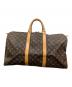 LOUIS VUITTON（ルイ ヴィトン）の古着「トラベルバッグ　キーポル50」｜ブラウン