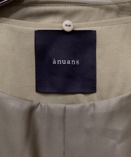 anuans（アニュアンス）anuans (アニュアンス) 3WAYトレンチコート ベージュ サイズ:Mの古着・服飾アイテム