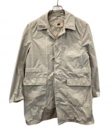 TOMORROW LAND tricot（トゥモローランド トリコ）の古着「ポリエステルナイロンガーメントダイ ドライバーズコート」｜アイボリー
