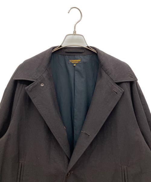 A vontade（アボンタージ）A vontade (アボンタージ) リティッシュウール Aラインシルエット ダークブラウン サイズ:Mの古着・服飾アイテム