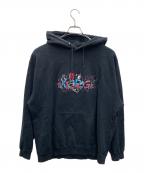 X-LARGEエクストララージ）の古着「TURN THE MUSIC ON フーディー」｜ブラック