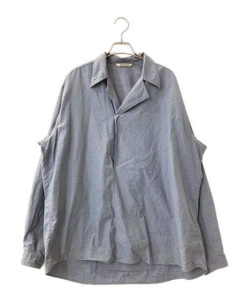 AURALEE（オーラリー）AURALEE (オーラリー) FINX TWILL P/O SHIRTS グレー サイズ:4の古着・服飾アイテム
