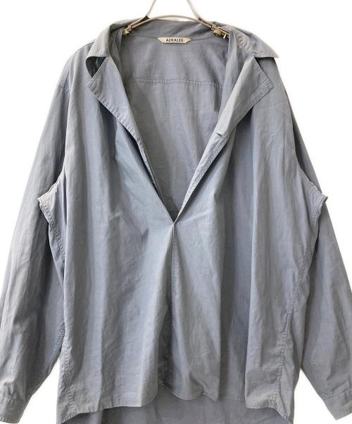 AURALEE（オーラリー）AURALEE (オーラリー) FINX TWILL P/O SHIRTS グレー サイズ:4の古着・服飾アイテム