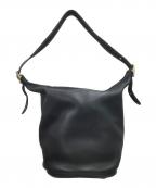 COACHコーチ）の古着「バケツショルダーバッグ」｜ブラック