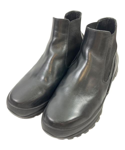 foot the coacher（フットザコーチャー）foot the coacher (フットザコーチャー) サイドゴアブーツ ブラック サイズ:8の古着・服飾アイテム