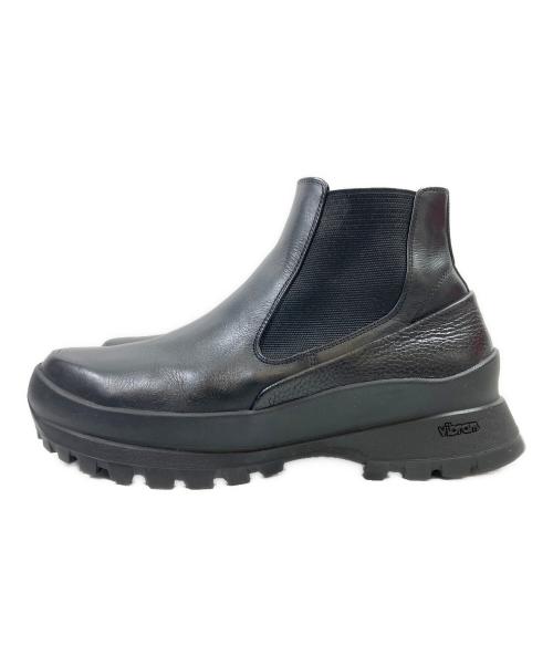 foot the coacher（フットザコーチャー）foot the coacher (フットザコーチャー) サイドゴアブーツ ブラック サイズ:8の古着・服飾アイテム