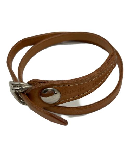 NUMBER (N)INE（ナンバーナイン）NUMBER (N)INE (ナンバーナイン) ブレスレット ブラウンの古着・服飾アイテム