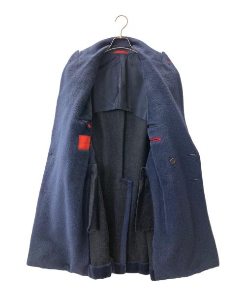 ISAIA（イザイア）ISAIA (イザイア) ダブルチェスターコート ネイビー サイズ:表記なし(実寸サイズをご参考下さい)の古着・服飾アイテム