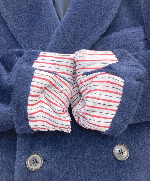 ISAIA（イザイア）ISAIA (イザイア) ダブルチェスターコート ネイビー サイズ:表記なし(実寸サイズをご参考下さい)の古着・服飾アイテム