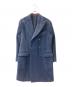 ISAIA（イザイア）の古着「ダブルチェスターコート」｜ネイビー