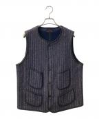 BROWN'S BEACH JACKETブラウンズビーチジャケット）の古着「ベスト」｜ネイビー