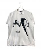 BLACK COMME des GARCONS×NIKEブラックコムデギャルソン×ナイキ）の古着「半袖カットソー」｜ホワイト