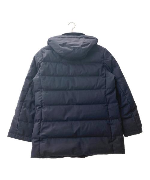 MACKINTOSH LONDON（マッキントッシュ ロンドン）MACKINTOSH LONDON (マッキントッシュ ロンドン) ウールポリエステルフーデッドダウンアウター ネイビー サイズ:38の古着・服飾アイテム