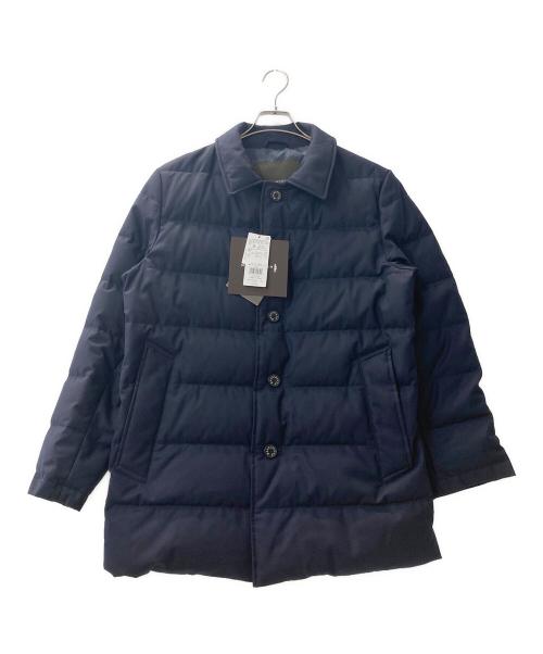 MACKINTOSH LONDON（マッキントッシュ ロンドン）MACKINTOSH LONDON (マッキントッシュ ロンドン) ウールポリエステルフーデッドダウンアウター ネイビー サイズ:38の古着・服飾アイテム