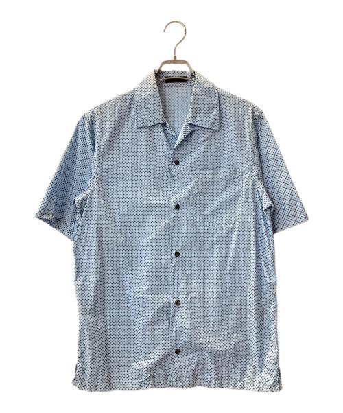 PRADA（プラダ）PRADA (プラダ) オープンカラーシャツ ブルー サイズ:Sの古着・服飾アイテム