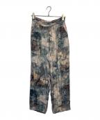heliopoleエリオポール）の古着「heliopole ORFEO STAMPA CUPRO PANTs」｜マルチカラー