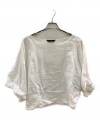 mizuiro-indミズイロインド）の古着「ワイドプルオーバーブラウス」｜ホワイト