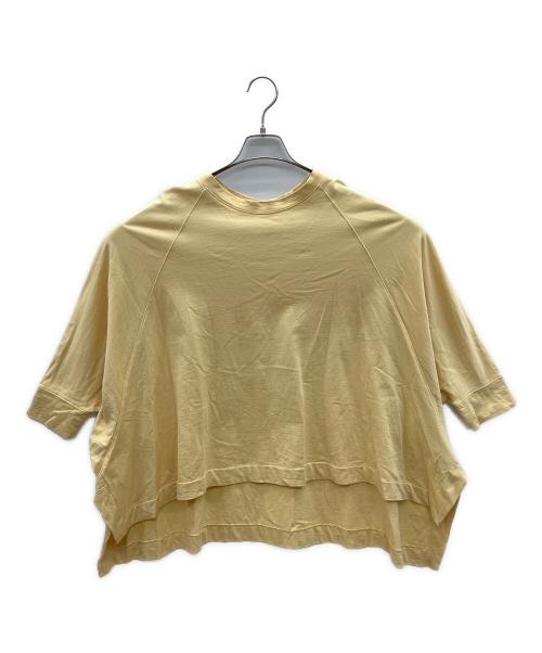 BEARDSLEY（ビアズリー）BEARDSLEY (ビアズリー) BIGラグランＴ イエロー サイズ:Fの古着・服飾アイテム