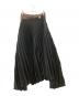 Maison MIHARA YASUHIRO（メゾン ミハラ ヤスヒロ）の古着「Combined Pleats Long Skirt」｜ブラウン