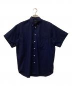 DAIWA PIER39ダイワ ピア39）の古着「TECH BUTTON DOWN SHIRT S/S OX」｜ネイビー