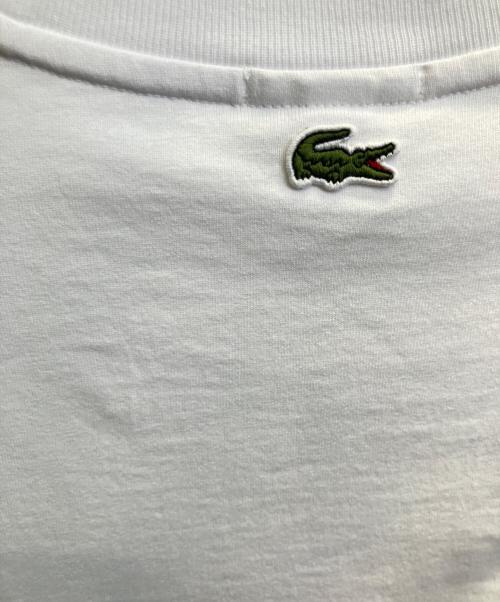 LACOSTE（ラコステ）LACOSTE (ラコステ) ルーズフィットフォトTシャツ ホワイト サイズ:XS 未使用品の古着・服飾アイテム