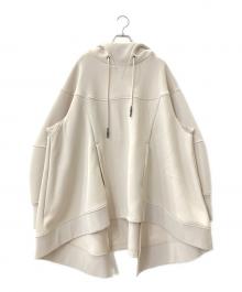 LE PHIL（ル フィル）の古着「テックダンボールジャージフーディー」｜ベージュ
