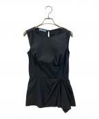 PRADAプラダ）の古着「ノースリーブブラウス」｜ネイビー