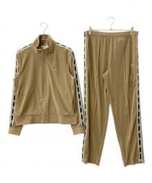 LACOSTE（ラコステ）の古着「ベロアセットアップ」｜カーキ