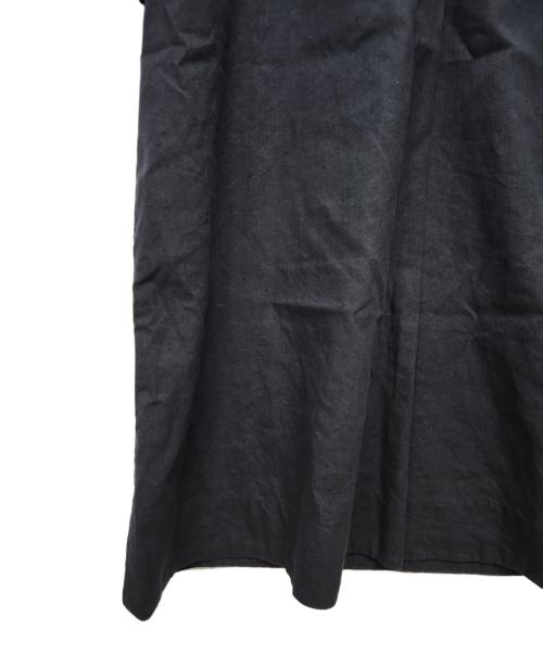 MARGARET HOWELL（マーガレットハウエル）MARGARET HOWELL (マーガレットハウエル) リネンコットン 七分袖ワンピース ネイビー サイズ:2の古着・服飾アイテム