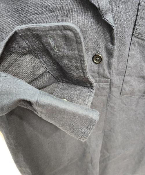 MARGARET HOWELL（マーガレットハウエル）MARGARET HOWELL (マーガレットハウエル) リネンコットン 七分袖ワンピース ネイビー サイズ:2の古着・服飾アイテム