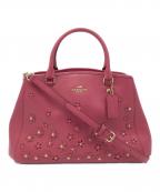 COACHコーチ）の古着「2WAYバッグ」｜ピンク