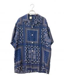 N.HOOLYWOOD（エヌ ハリウッド）の古着「オープンカラーシャツ」｜ネイビー